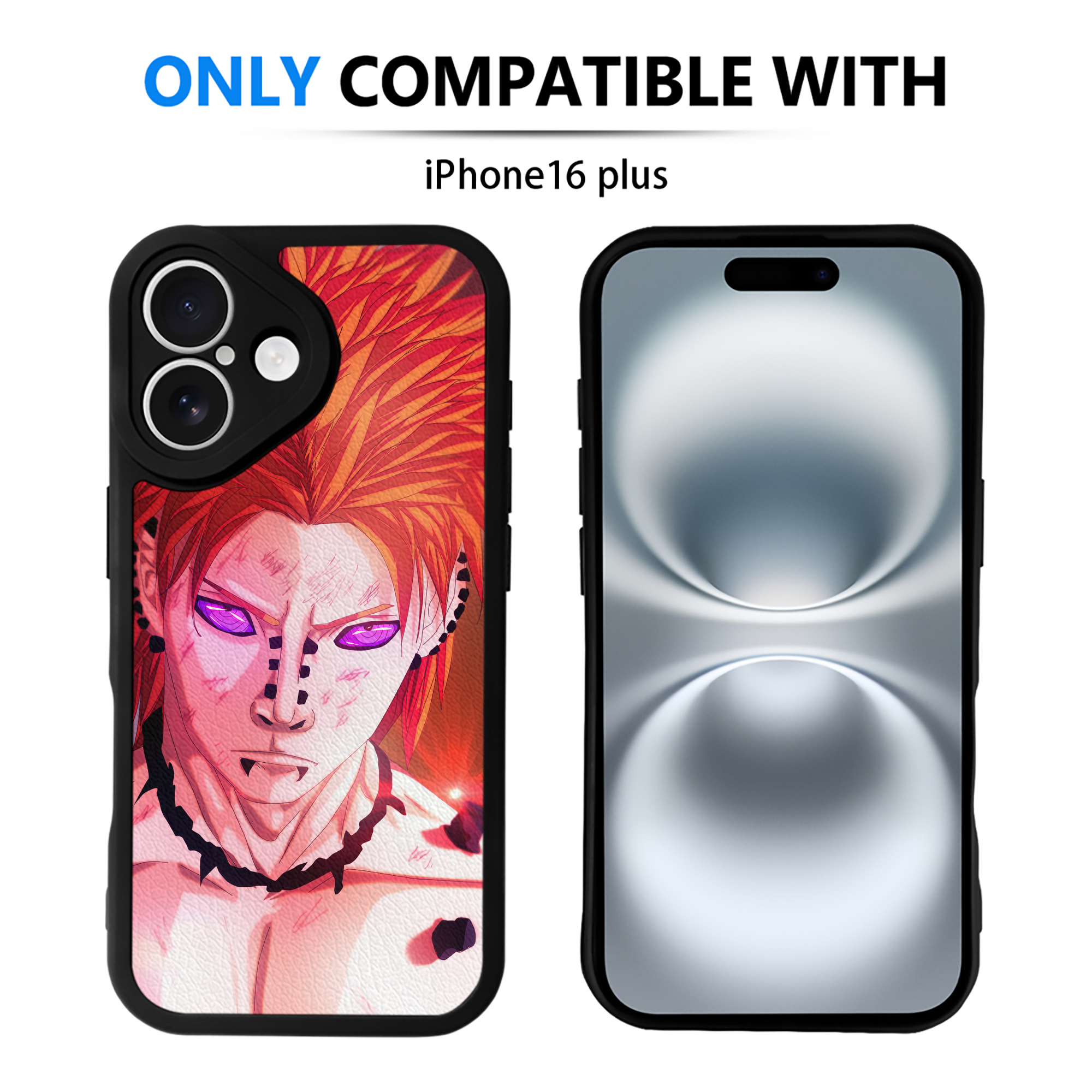 （画像用） NARUTO -ナルト- NARUTO -ナルト- 疾風伝 【iPhone 16シリーズ対応】シリコンスマホケース（レザー調） 材質：シリコン